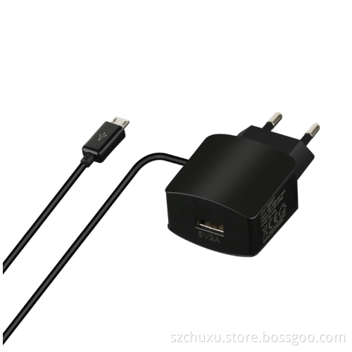 Home Charger with USB and Cable